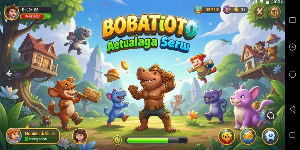 Tangkapan layar gameplay BOBATOTO yang menampilkan aksi seru.