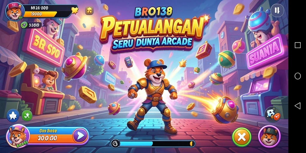 Tampilan menarik dari gameplay BRO138 dengan banyak tantangan Arcade.