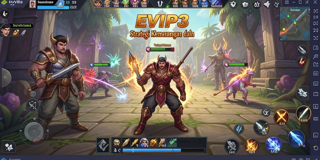 Tampilan gameplay menarik dari EVIP3 di dunia SLG.