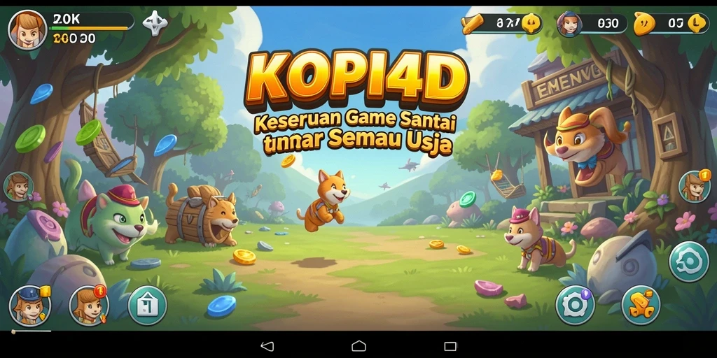 Screenshot bermain KOPI4D dengan gameplay yang seru.