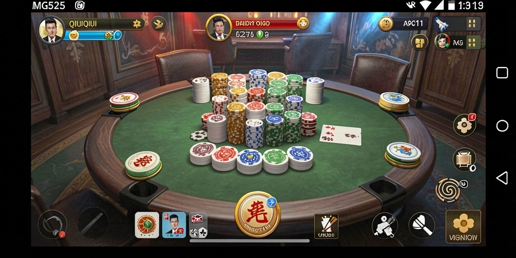 Screenshot gameplay QiuQiu yang mendebarkan dari MG525.
