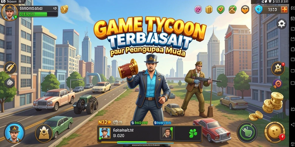 Tampilan gameplay N32 yang menarik dan interaktif di dunia Tycoon.