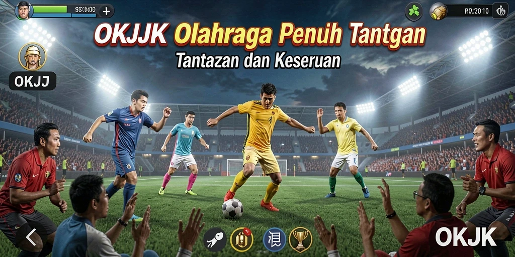 Tampilan gameplay OKJK yang seru dan penuh aksi.