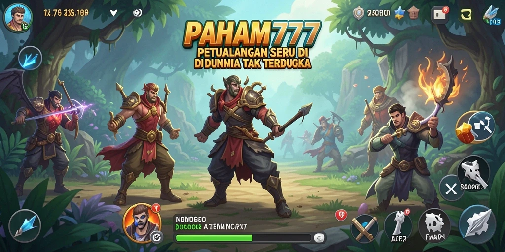 Screenshot gameplay PAHAM777 menampilkan petualangan seru yang penuh aksi.
