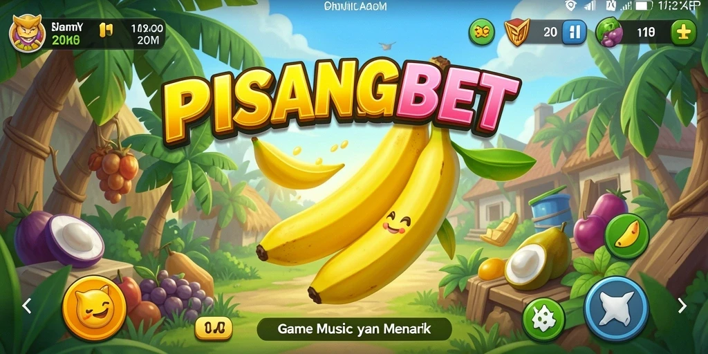 Screenshot gameplay PISANGBET yang penuh warna dan interaktif.
