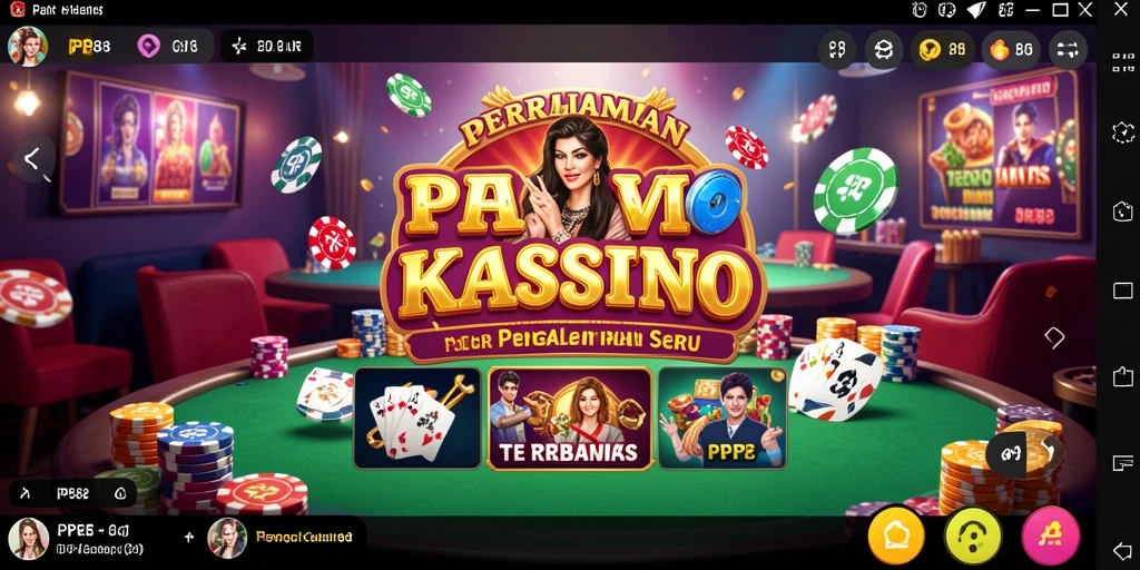Tampilan gameplay Live Casino PP88 yang mengesankan dan interaktif.