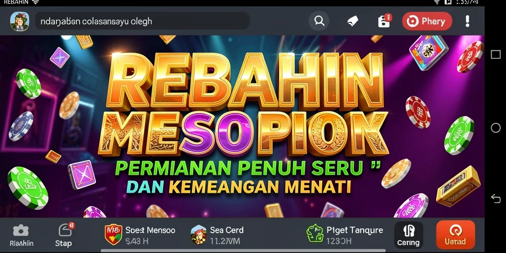 Tangkapan layar gameplay REBAHIN yang seru dengan grafis menawan.