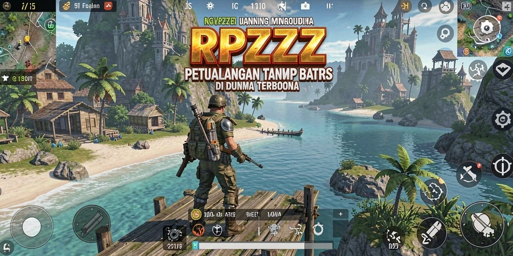 Tampilan gameplay Open World yang menakjubkan dan mendalam.