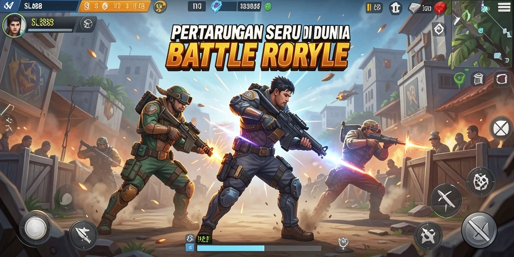 Tampilan gameplay SL888 yang seru dan menegangkan saat bertempur.