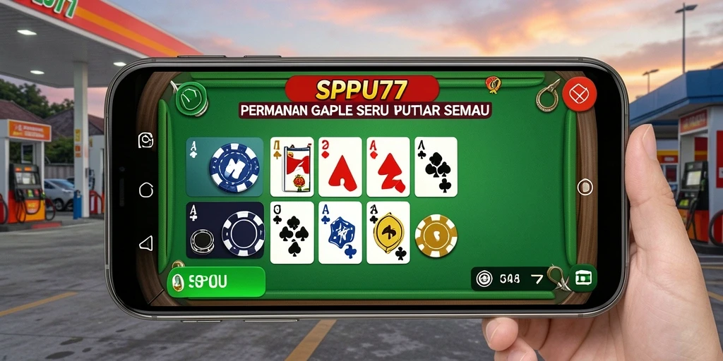 Tampilan gameplay seru di SPBU77 dengan teman-teman.