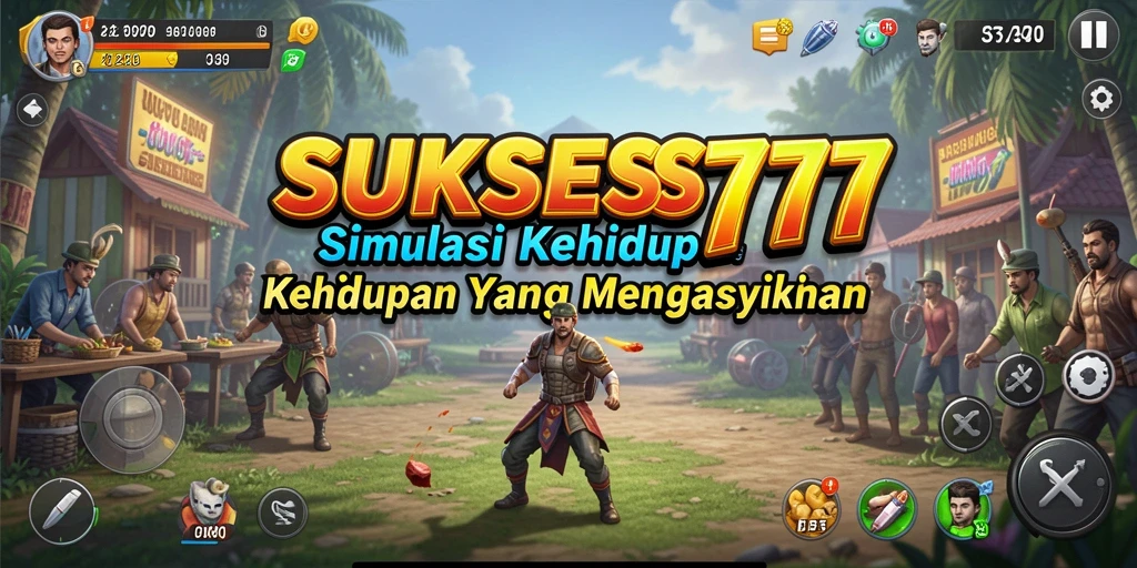Tampilan gameplay menarik dari SUKSES777 yang penuh warna.
