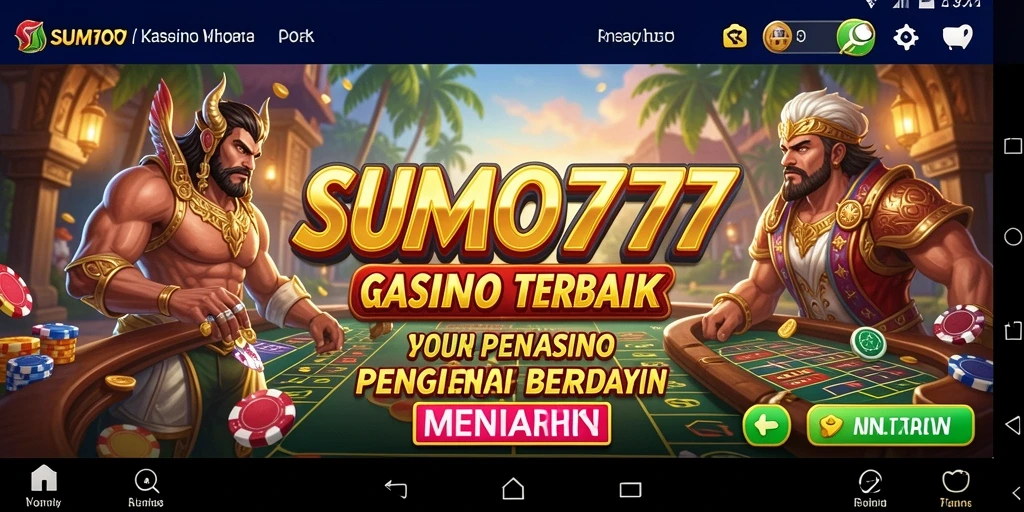 Tampilan gameplay Kasino yang menarik dan interaktif di SUMO777.