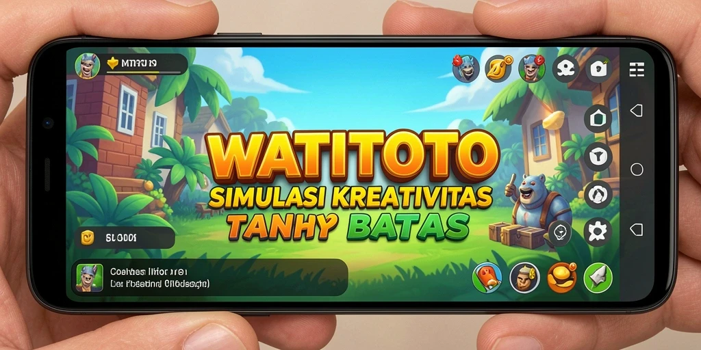 Tampilan gameplay menarik dari WATITOTO dengan kreativitas tanpa batas.