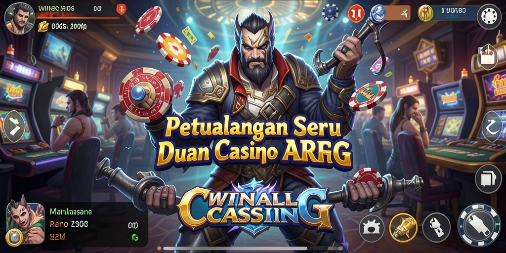 Tangkapan layar gameplay petualangan kasino seru di WINALLCASINO.